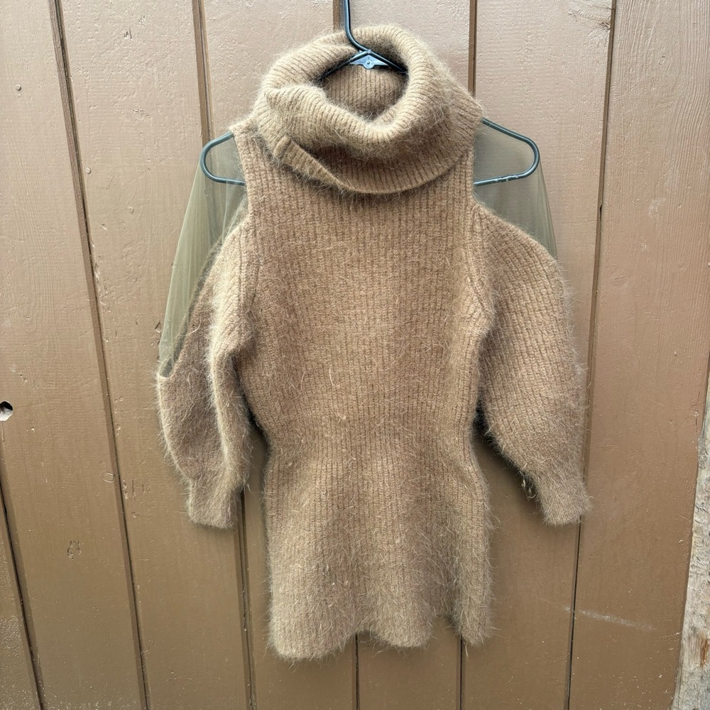 SNIDEL  Tokyo Japan Sweater Dress Size XS Brown